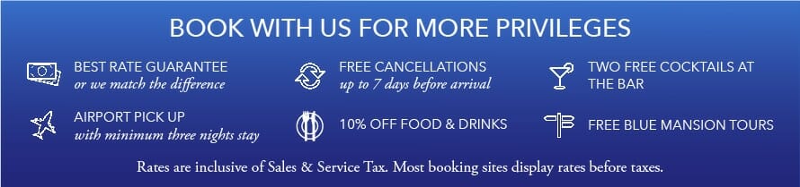 Book with us for more privileges